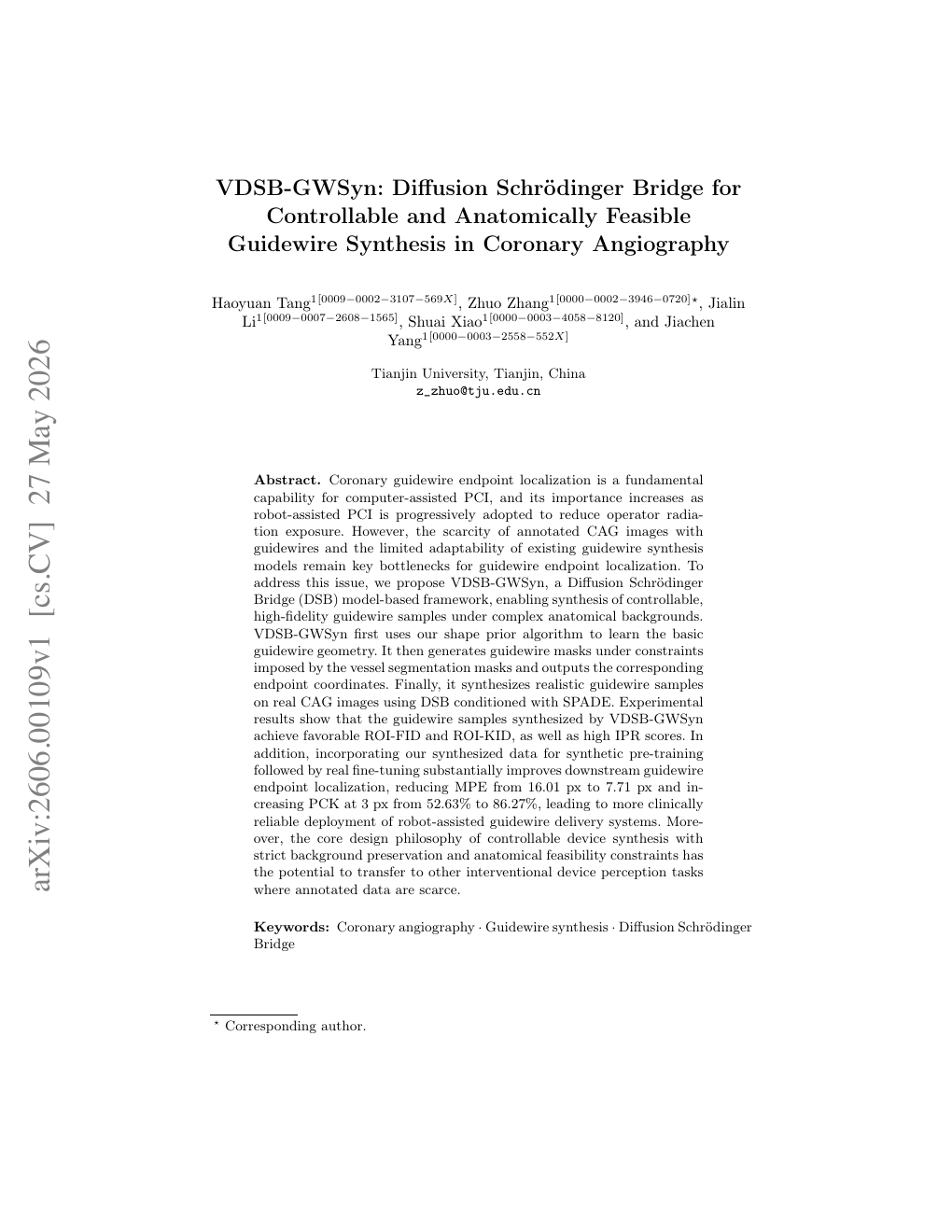 First page preview of VDSB-GWSyn paper
